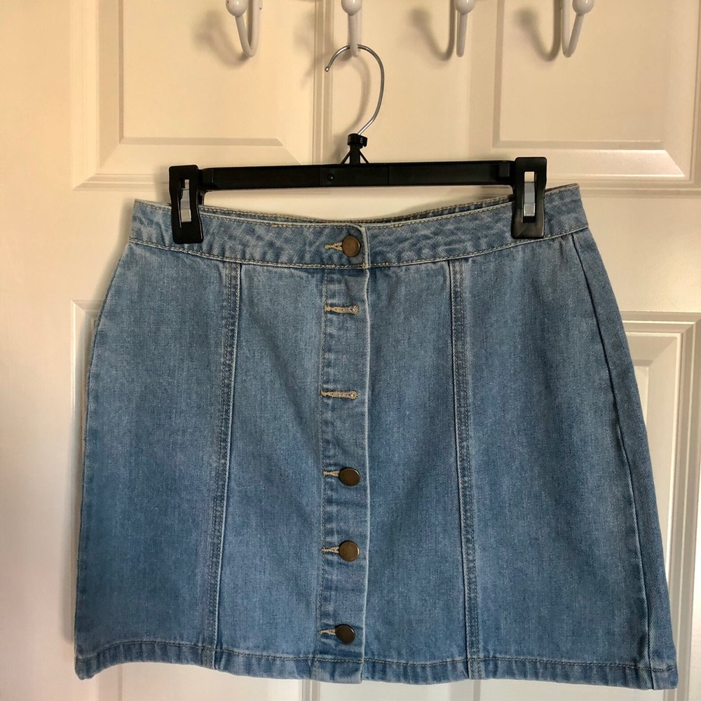 F21 Jean skirt